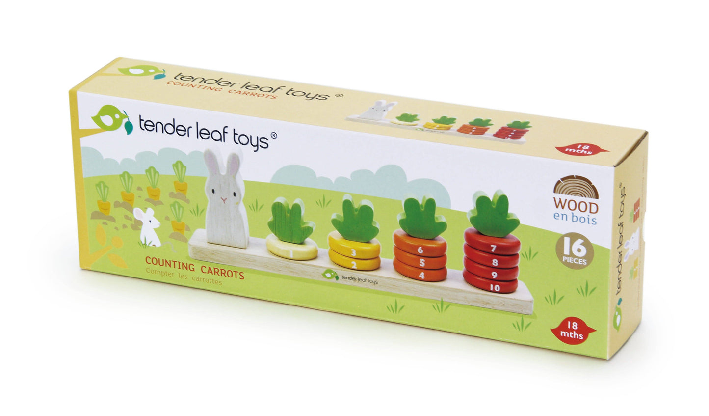 Tender Leaf Toys Counting Carrots