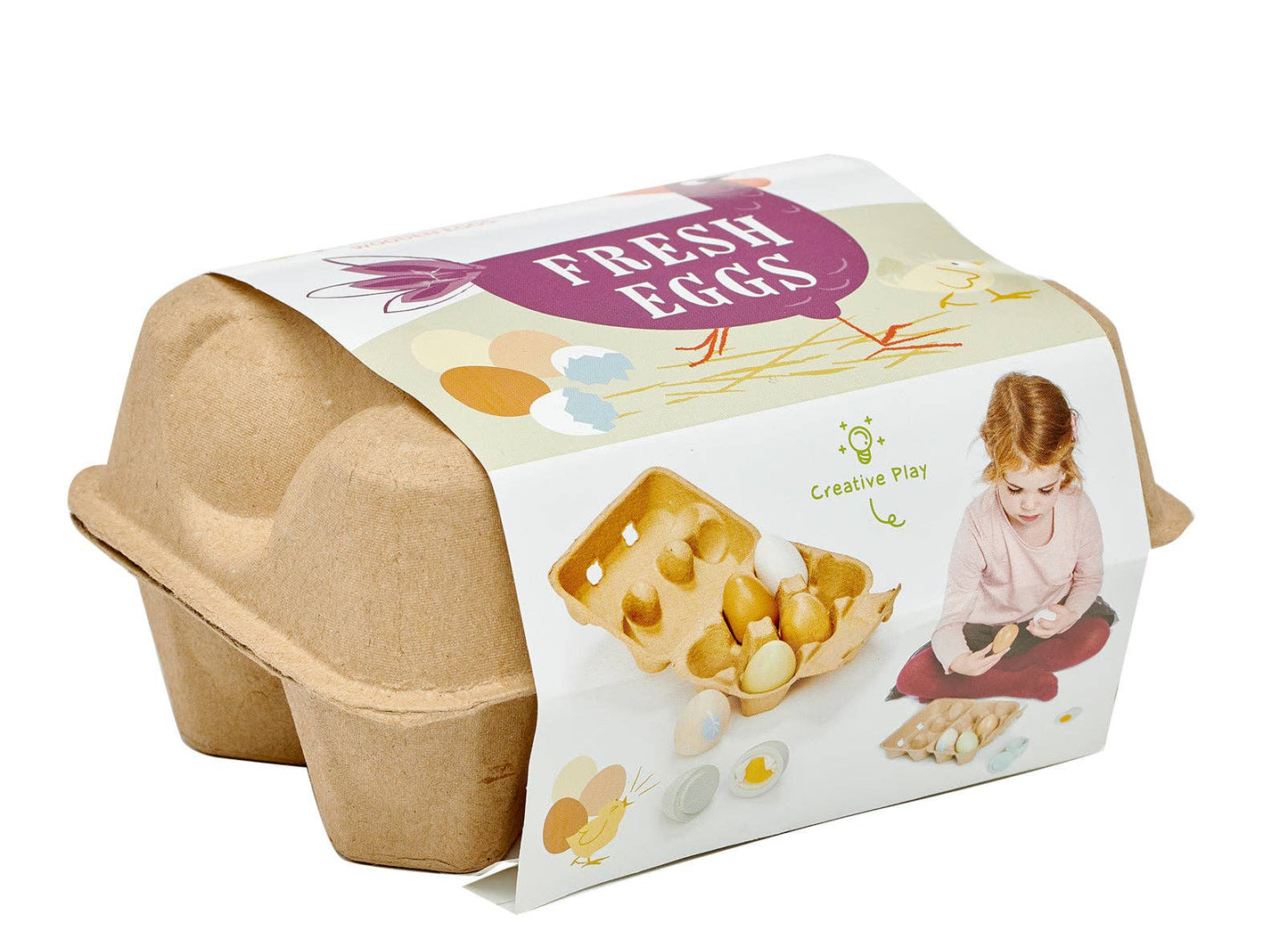 Tender Leaf Wooden Eggs